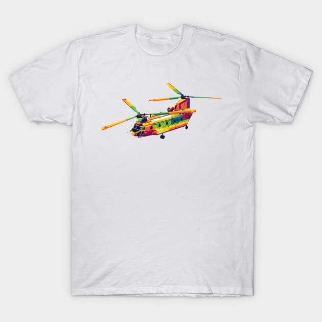 Ch-47 Chinook T-Shirt by wpaprint